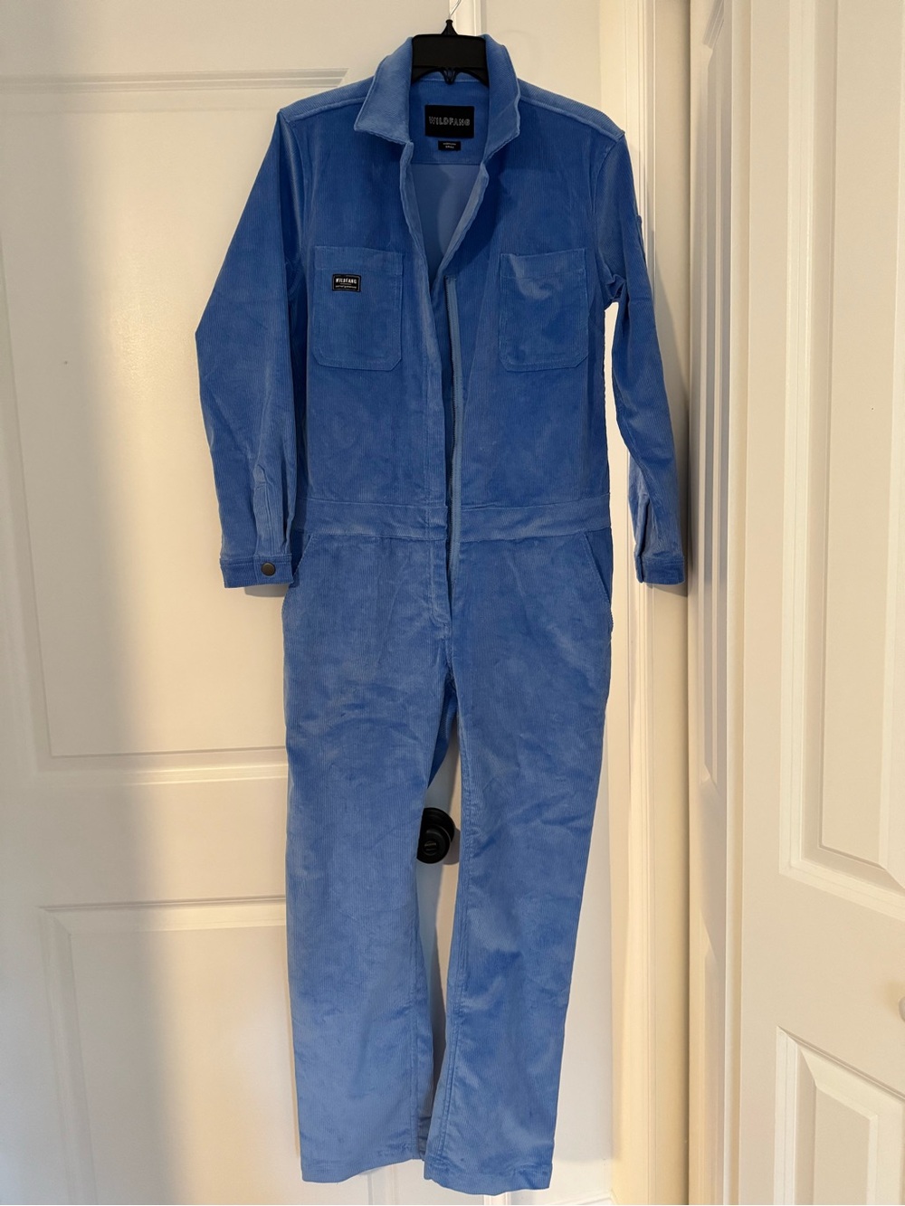 Wildfang Blue One-Piece Corduroy Coverall